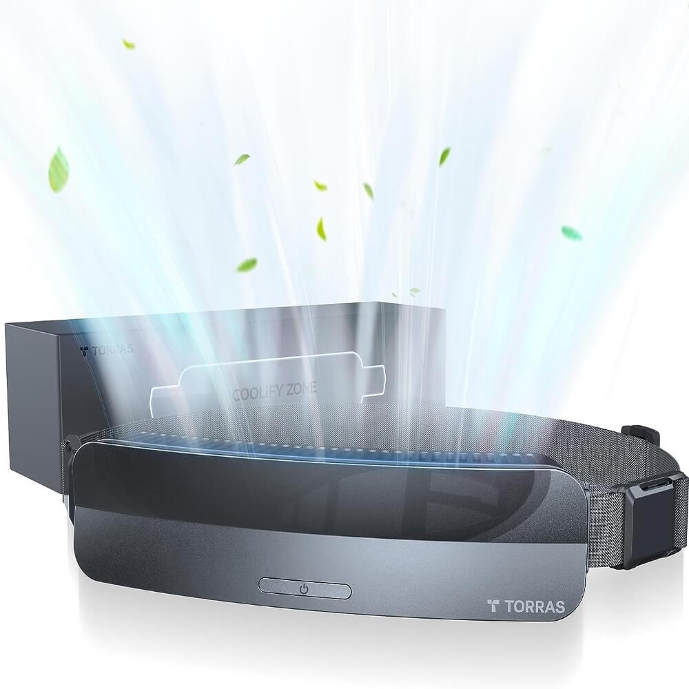 Torras Coolify Zone Wearable Waist Fan with Heat-absorbing