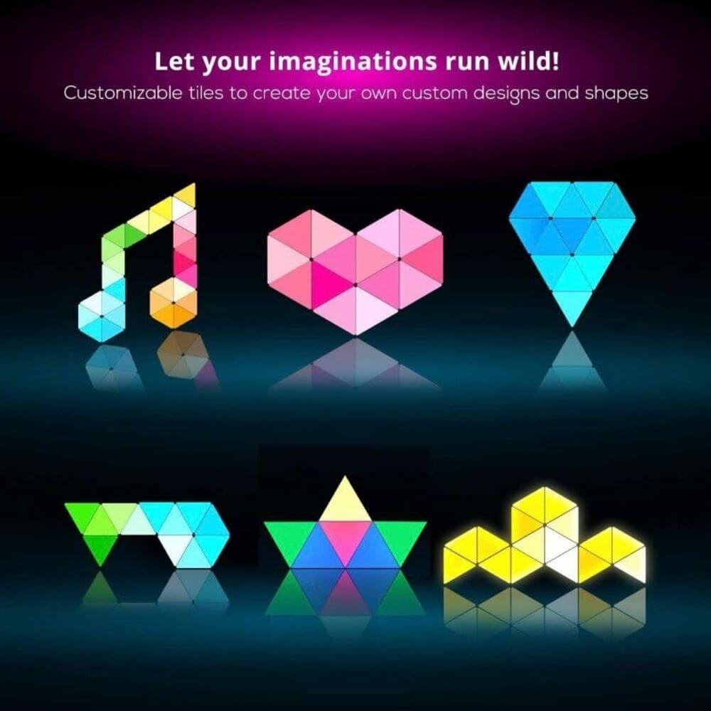 Cololight Triangle Kit 6 Pcs – Ambient Lighting Panels with Music Response – Image 4