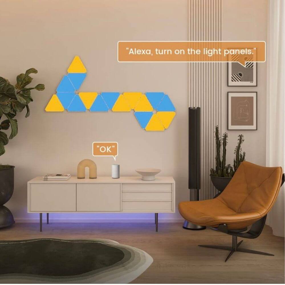 Cololight Triangle Kit 6 Pcs – Ambient Lighting Panels with Music Response – Image 6