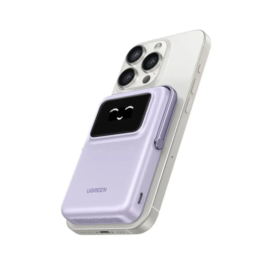 UGREEN Uno Qi2 10000mAh Power Bank Purple – Image 5