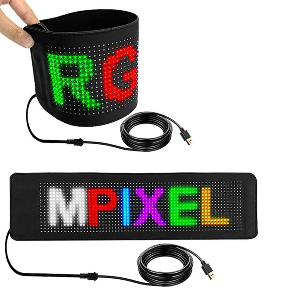 Flexible LED Car Screen Display APP Control Multiple Languages – Image 2