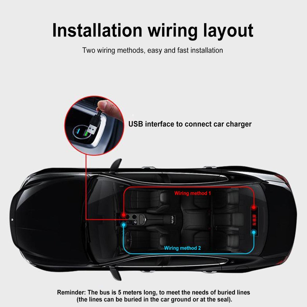 Flexible LED Car Screen Display APP Control Multiple Languages – Image 4