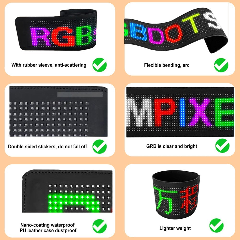 Flexible LED Car Screen Display APP Control Multiple Languages – Image 3
