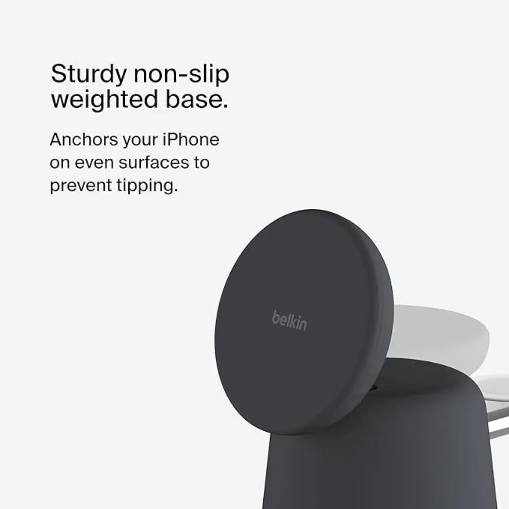 Belkin Fast Charge Pro 2-in-1 Wireless Charging Dock – MagSafe 15W – Image 2