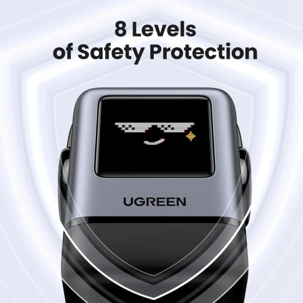 UGREEN Robotic 100W GaN Fast Charger PD 4-Port USB-C Wall Charger with 3 USB-C & 1 USB-A – Image 5