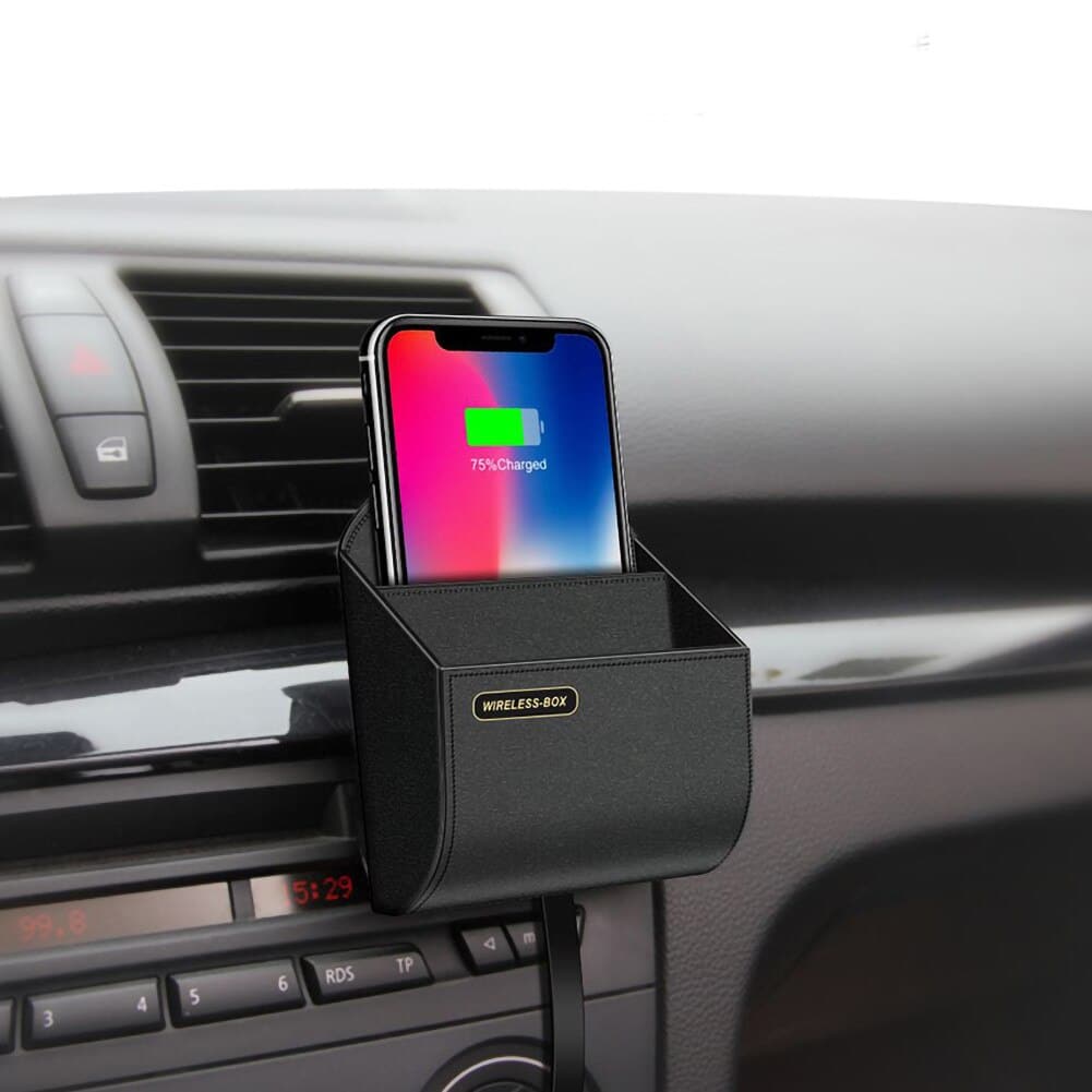 Wireless Car Charger Box Fast Phone Wireless Charging Pad Stand – Image 4