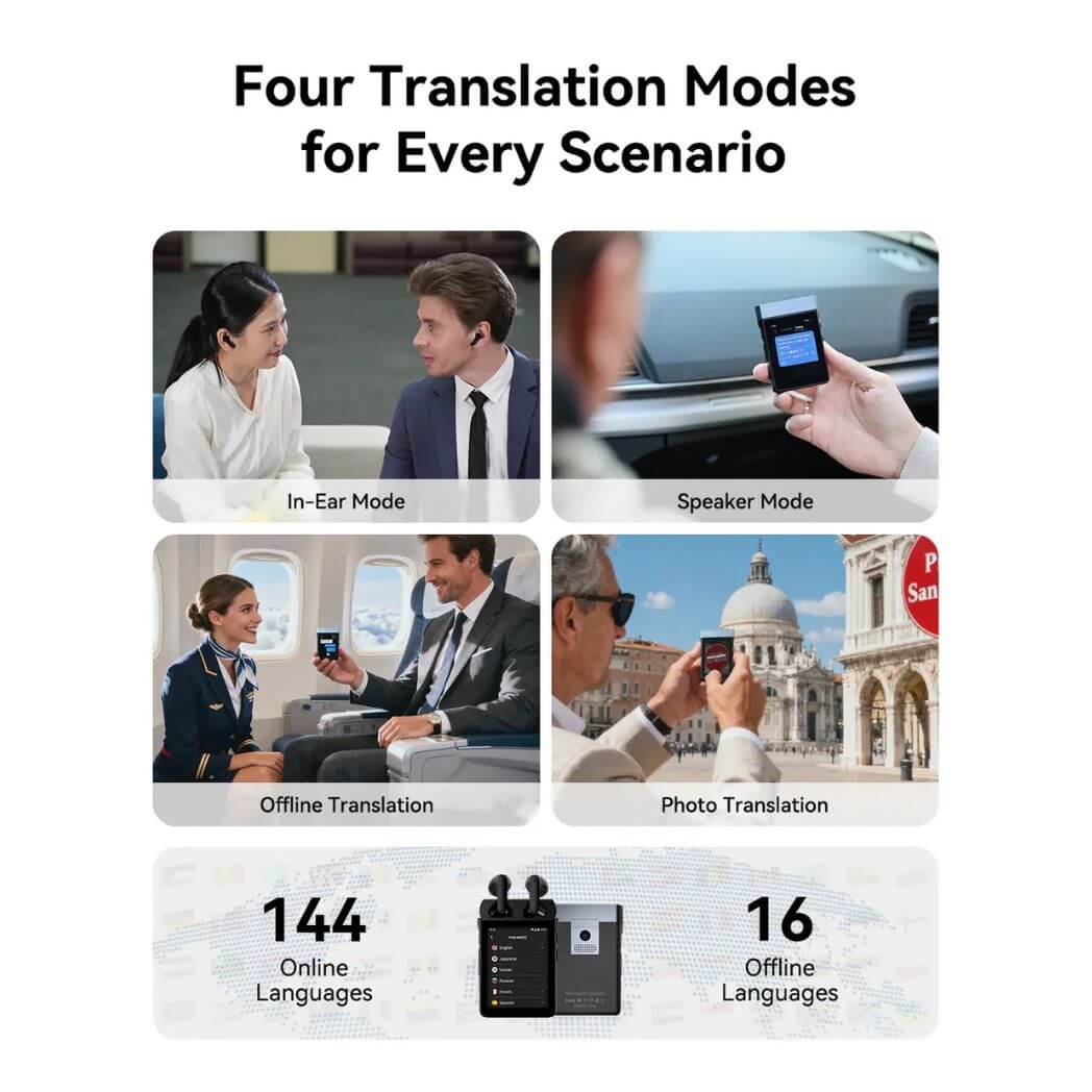 Wooask A9: 4G Standalone Translator Earbuds with ChatGPT – Image 9