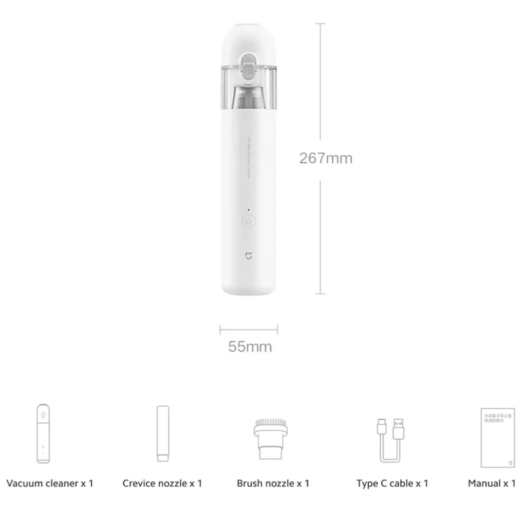 Xiaomi Handheld Brushless Vacuum Cleaner Lightweight Rechargeable Home Cleaner – Image 8