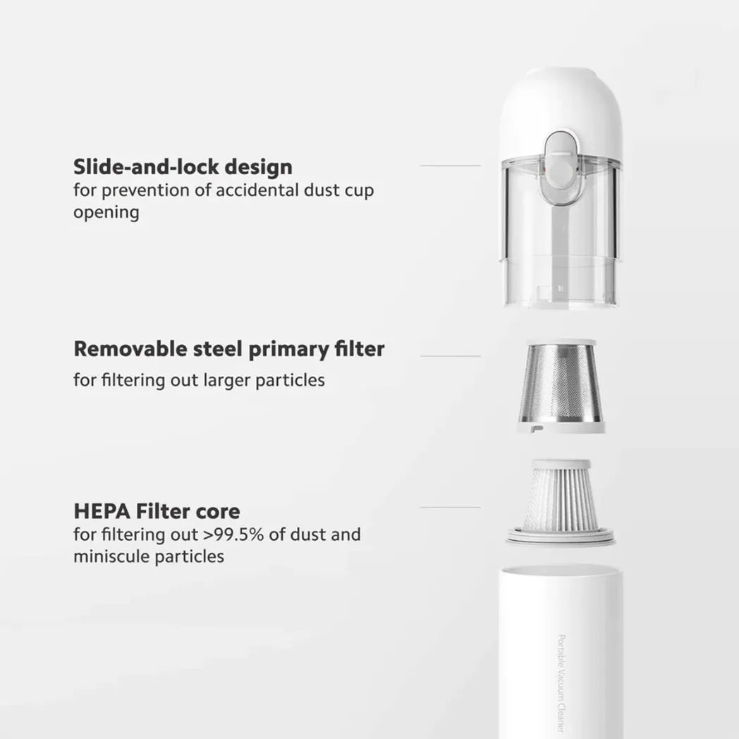 Xiaomi Handheld Brushless Vacuum Cleaner Lightweight Rechargeable Home Cleaner – Image 7