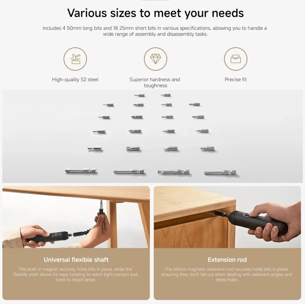 Xiaomi Mijia Tool Kit Electric Screwdriver Set DIY Tools – Image 4