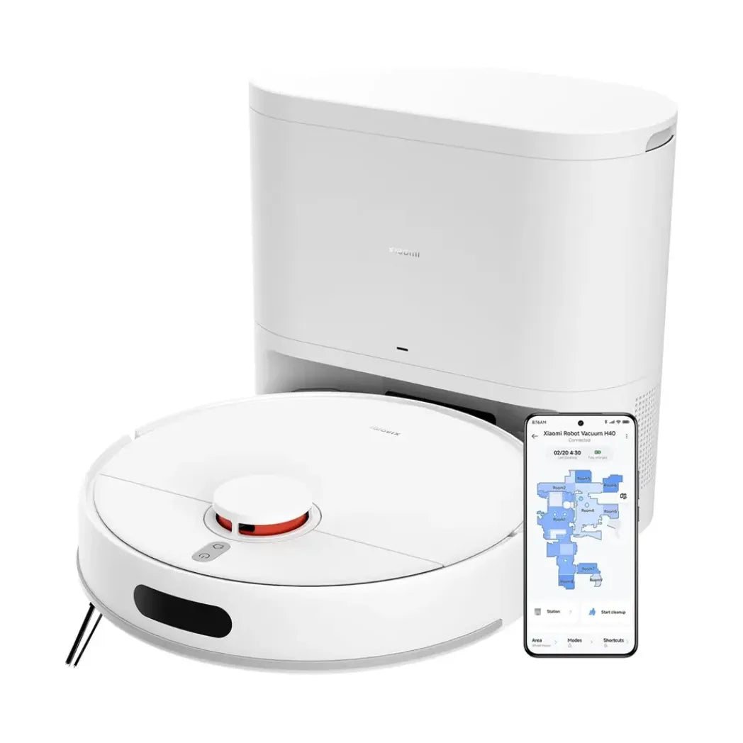 Xiaomi Robot Vacuum Cleaner Powerful Navigation Anti Tangle Auto Emptying Smart Cleaning