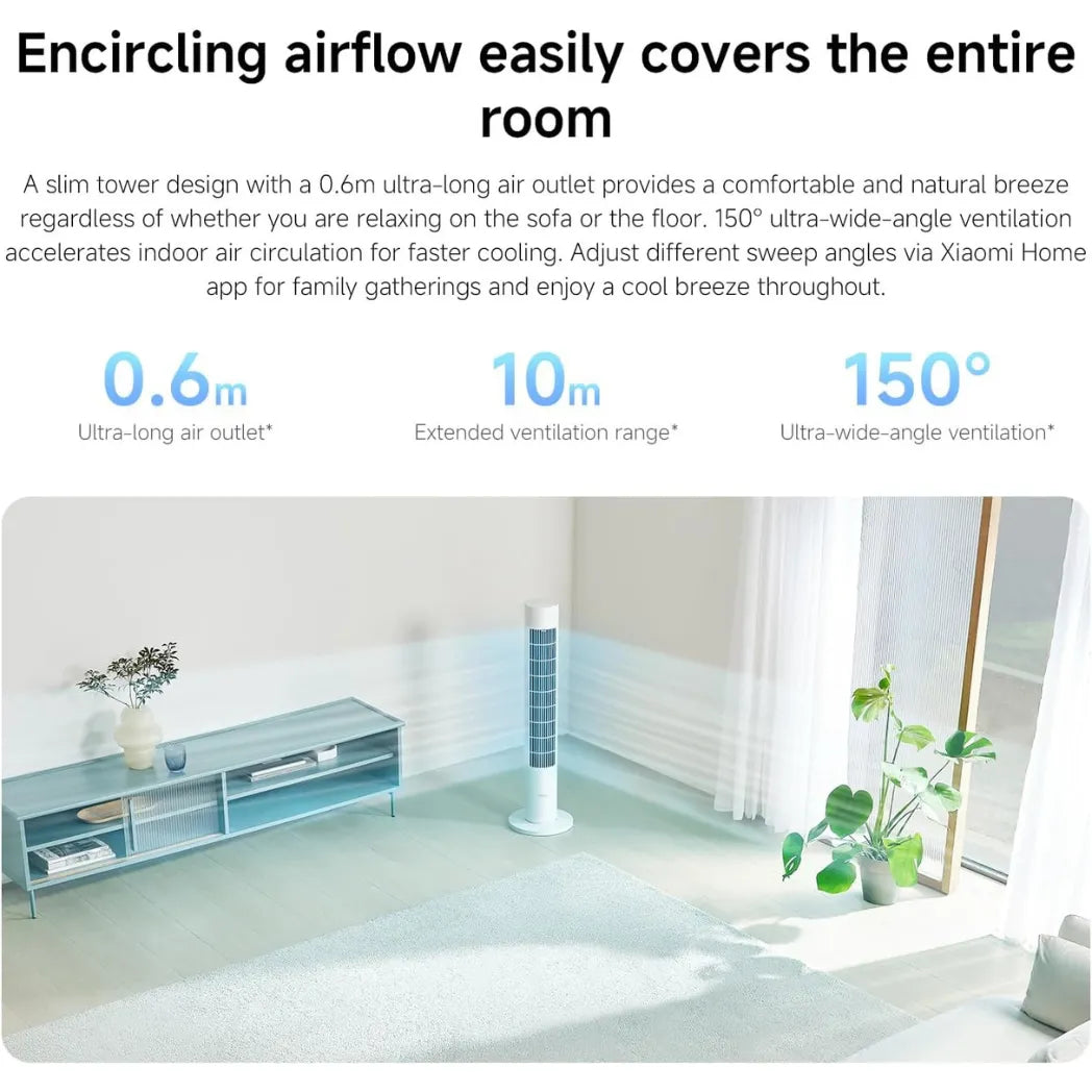 Xiaomi Smart Tower Fan 2 Smart WiFi Tower Fan Quiet Cooling – Image 4