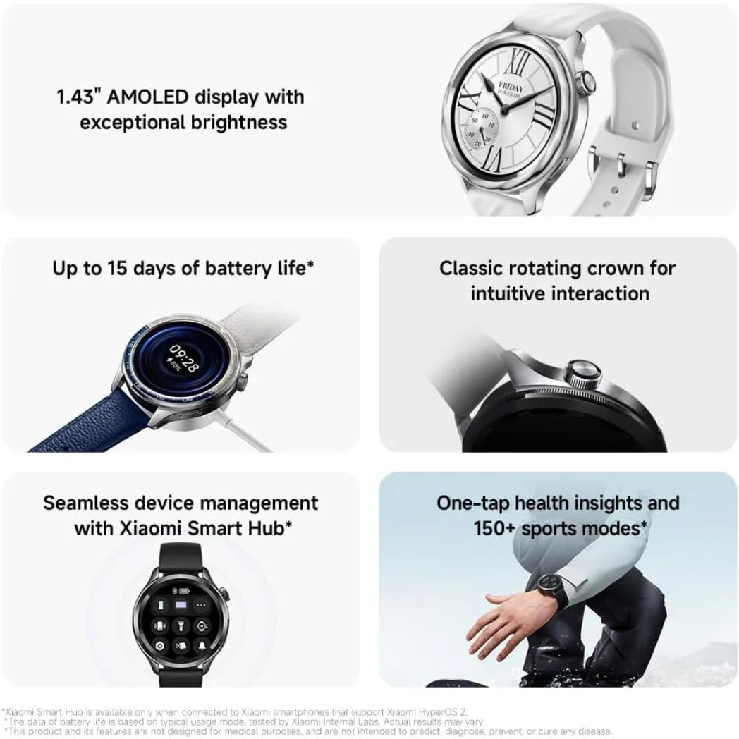 Xiaomi Watch S4 Smartwatch AMOLED GPS Bluetooth Calling – Image 4