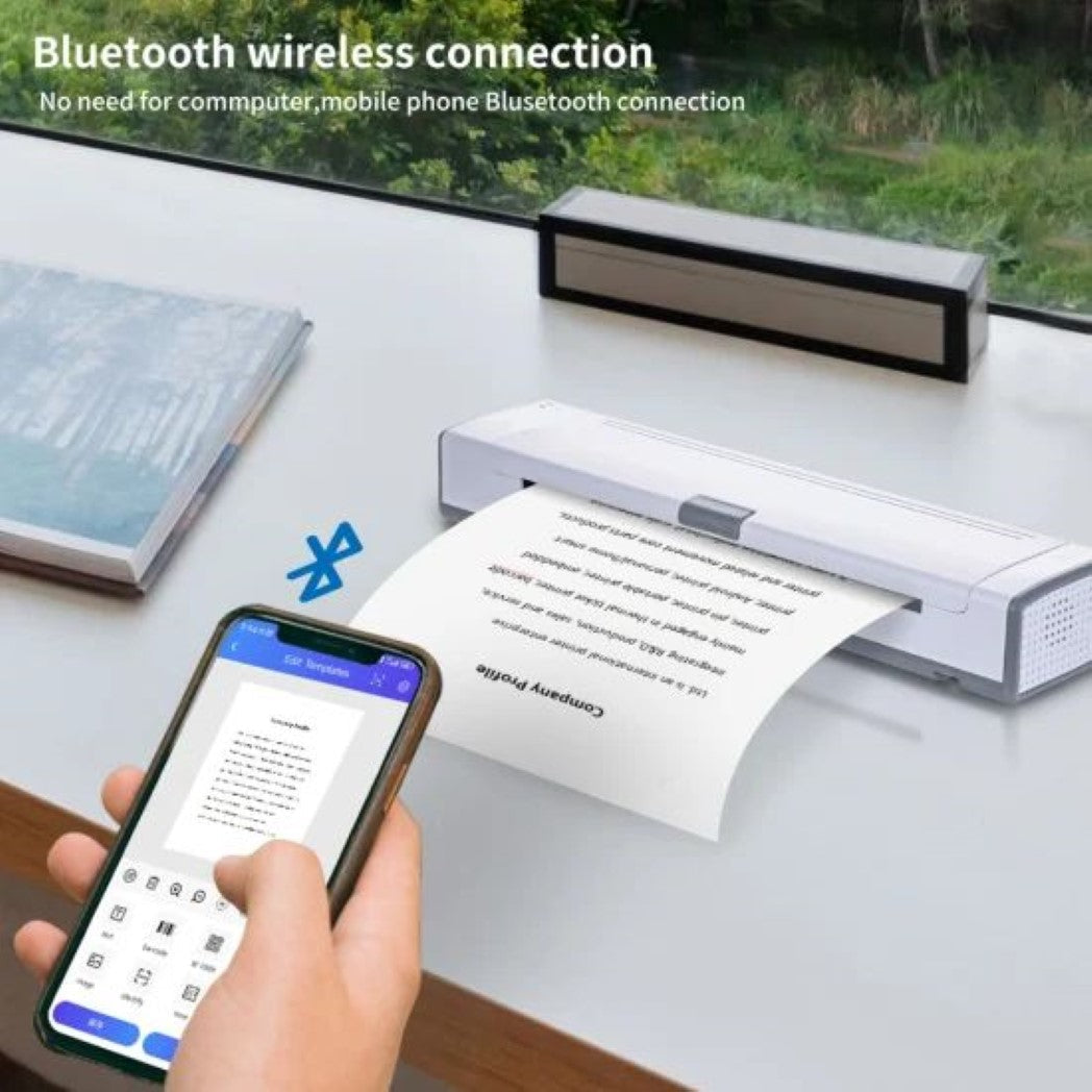 Xprinter XP-T81 High Resolution Mini Portable Thermal Transfer Printer – Image 6