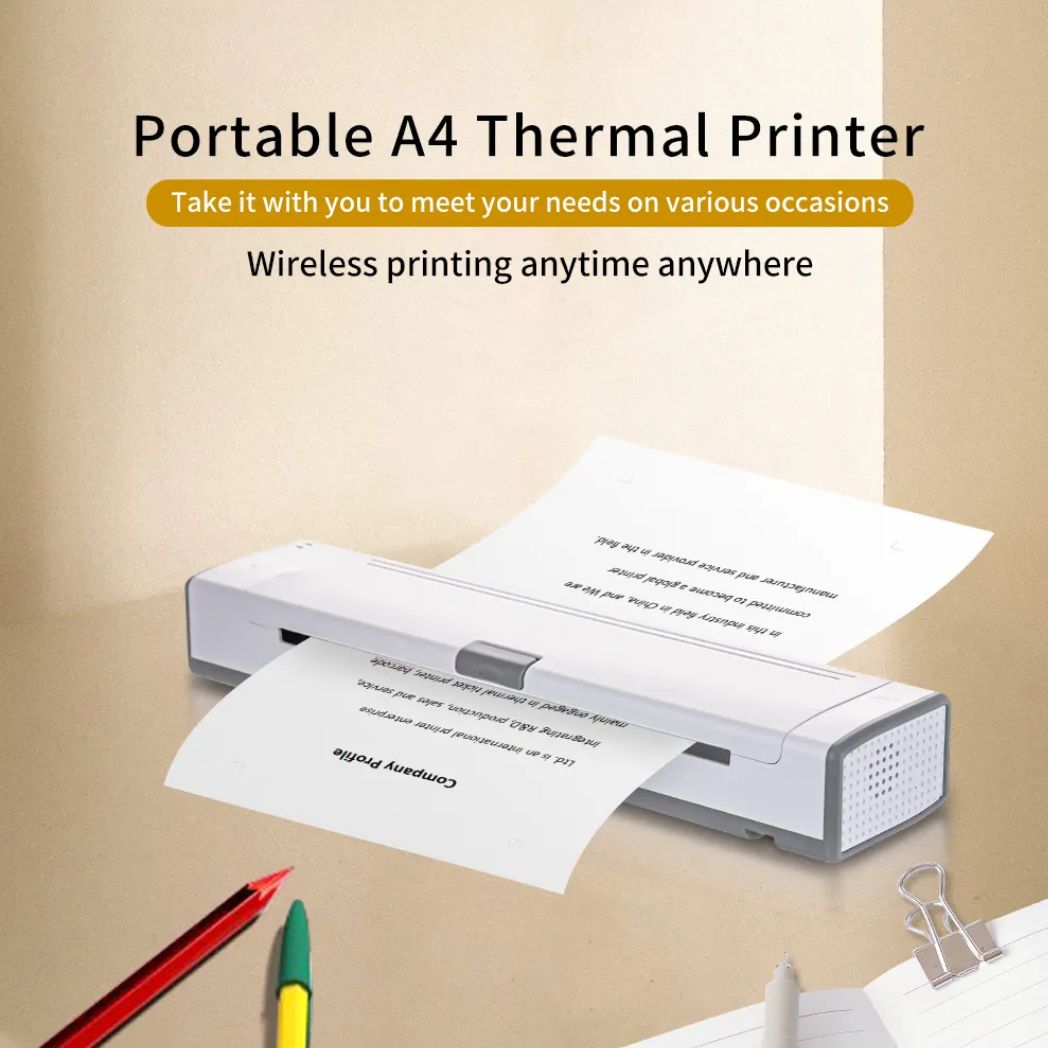 Xprinter XP-T81 High Resolution Mini Portable Thermal Transfer Printer – Image 2