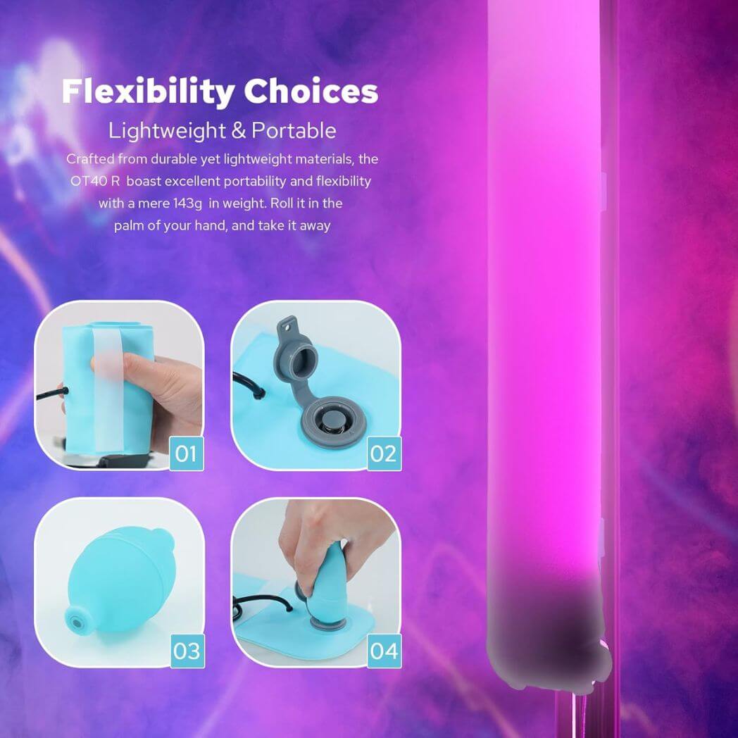 ZENIKO Inflatable & Foldable LED Light Photography/Camping/Video Recording – Image 3