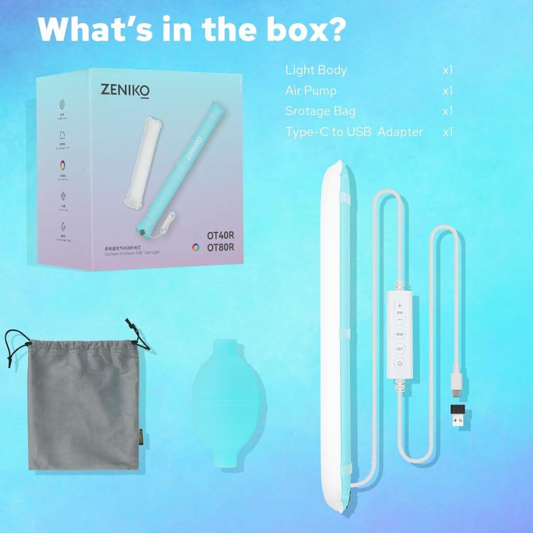 ZENIKO Inflatable & Foldable LED Light Photography/Camping/Video Recording – Image 5