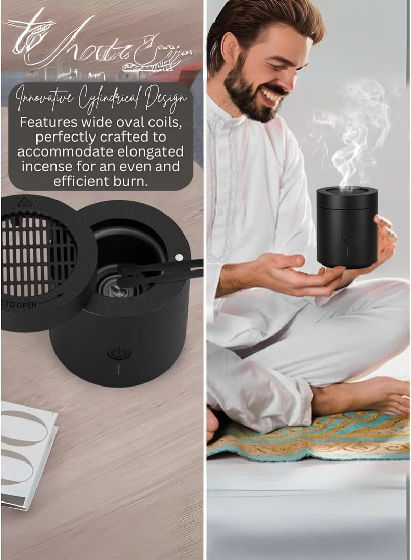 Electronic Rechargeable Bakhoor Burner – Portable USB Electric Incense Burner – Image 6