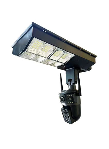 V380 4G Solar Street Light Camera – 4MP Dual Lens