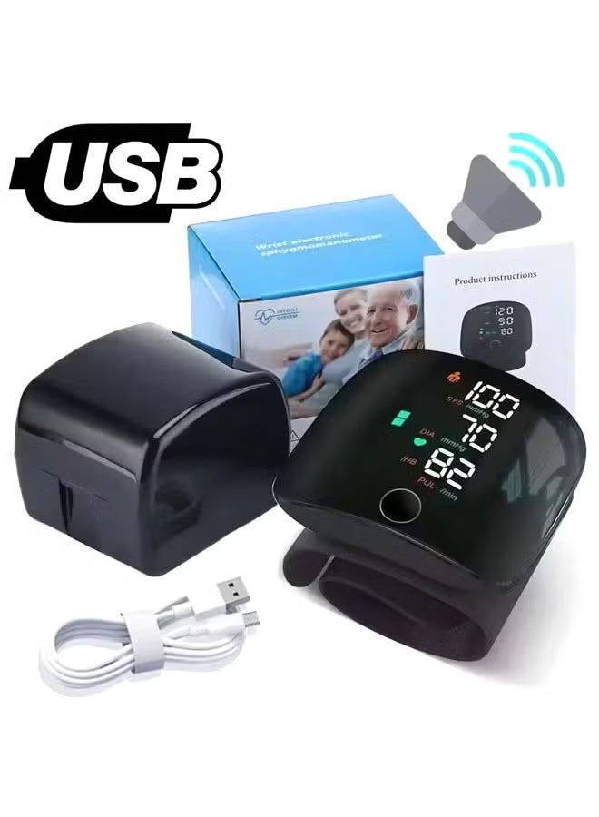 Blood Pressure Monitor Dual Users x99 Readings – Voice-Enabled LCD Display – Automatic