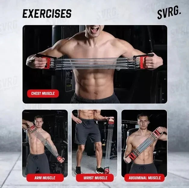 Body-Building Spring Chest Expander – Multi-Function Resistance Trainer – Image 2