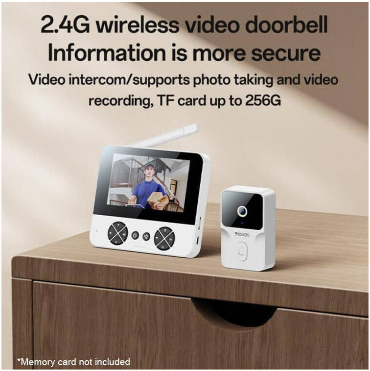Wireless Video Intercom Doorbell – Smart Home Security – Image 7