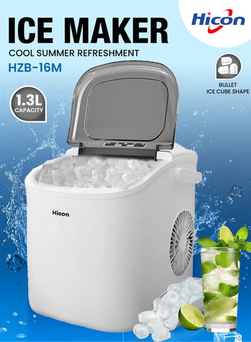 Automatic Ice Maker 15 kg/24 h – Round Bullet Ice