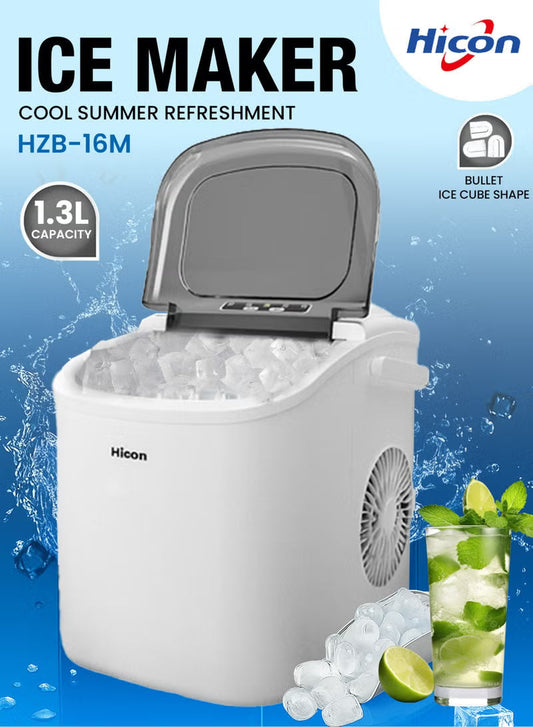 Automatic Ice Maker 15 kg/24 h – Round Bullet Ice