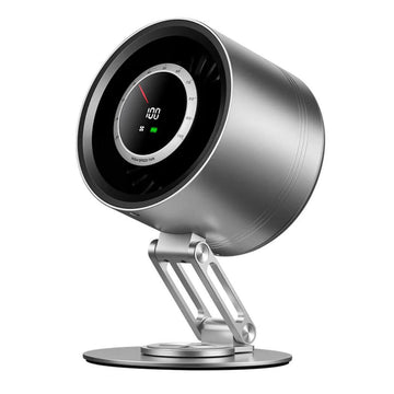 Desktop Fan H6-V8 Metal Desktop Stand Folding Turbo Cooling Cycle Electric Fan