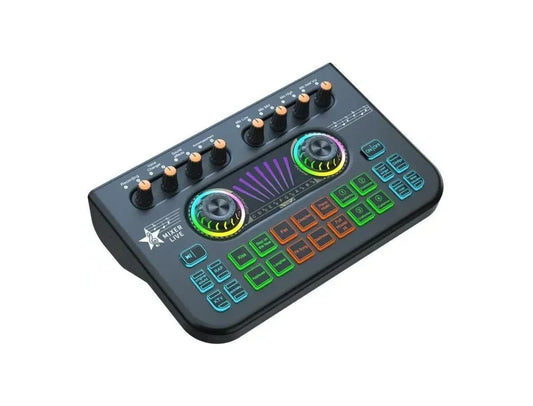 Digital Mixer Sound Card – USB Live Streaming Audio Interface