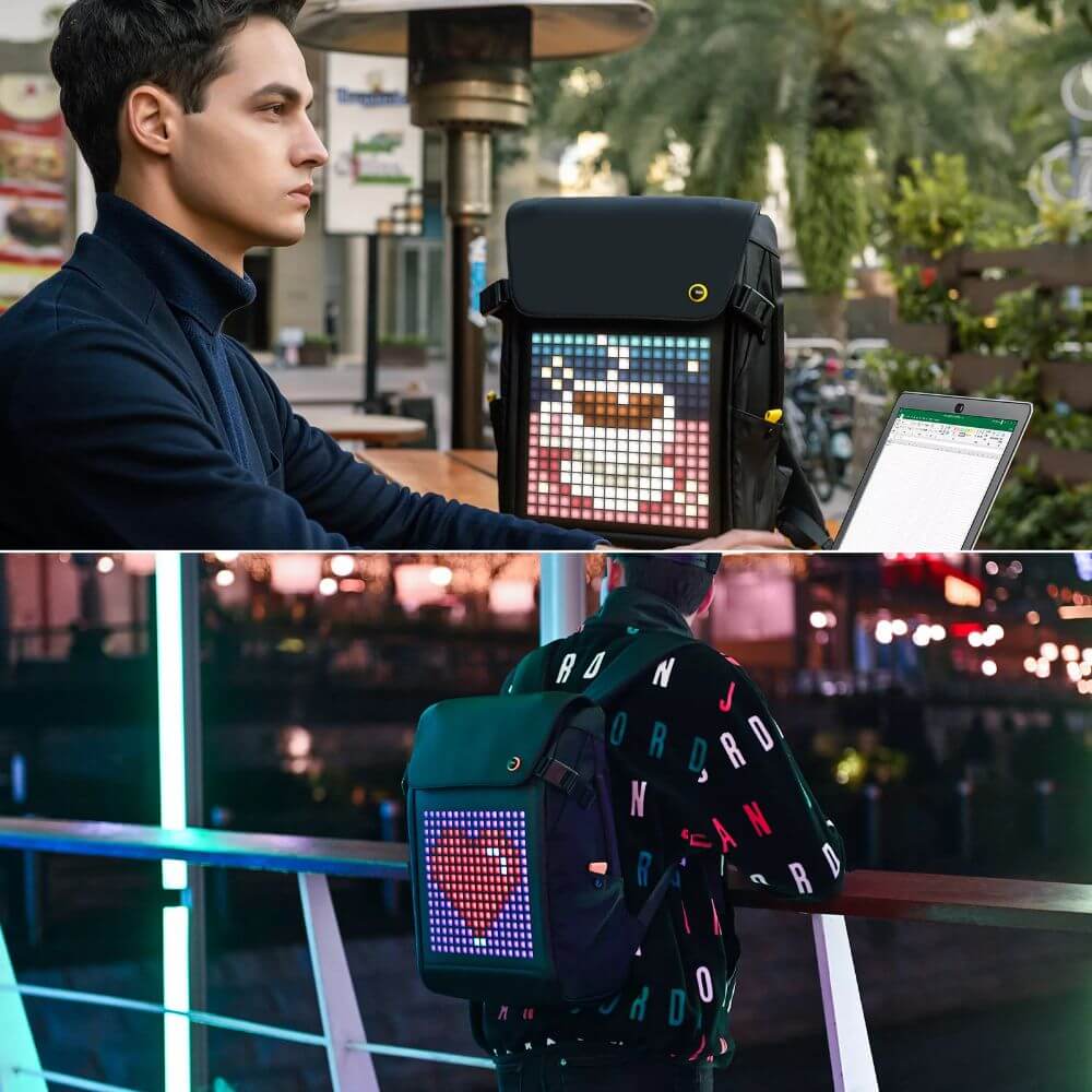 Divoom Backpack-M – Large-capacity Pixel Art Backpack – Image 10