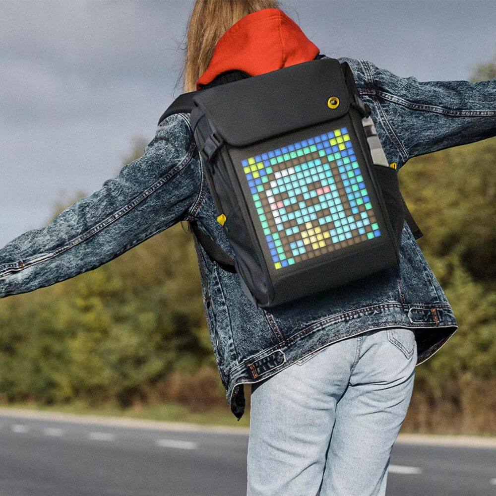 Divoom Backpack-M – Large-capacity Pixel Art Backpack – Image 6