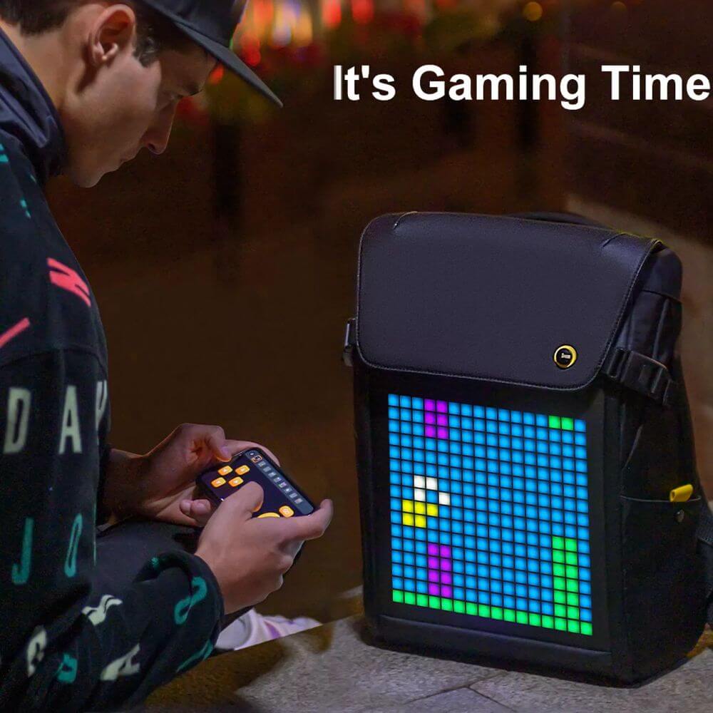 Divoom Backpack-M – Large-capacity Pixel Art Backpack – Image 9