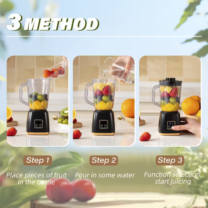 Portable Blender – USB Rechargeable Smoothie Maker with Stainless Steel Blades – Image 7