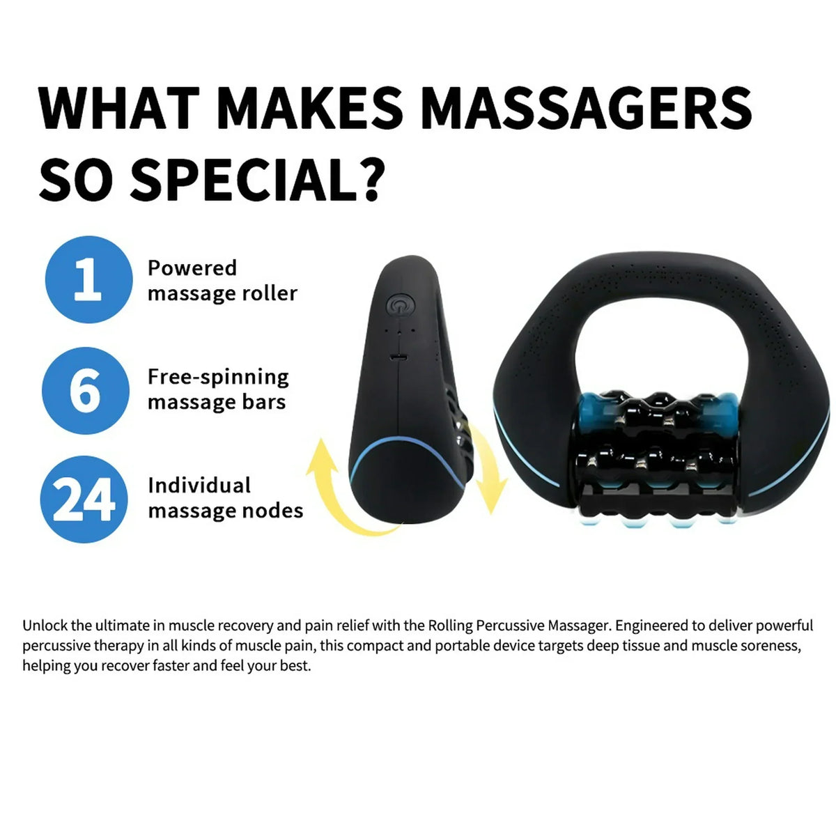 Portable Muscle Massage Gun – Mini Percussion Massager for Muscle Pain Relief & Recovery – Image 7