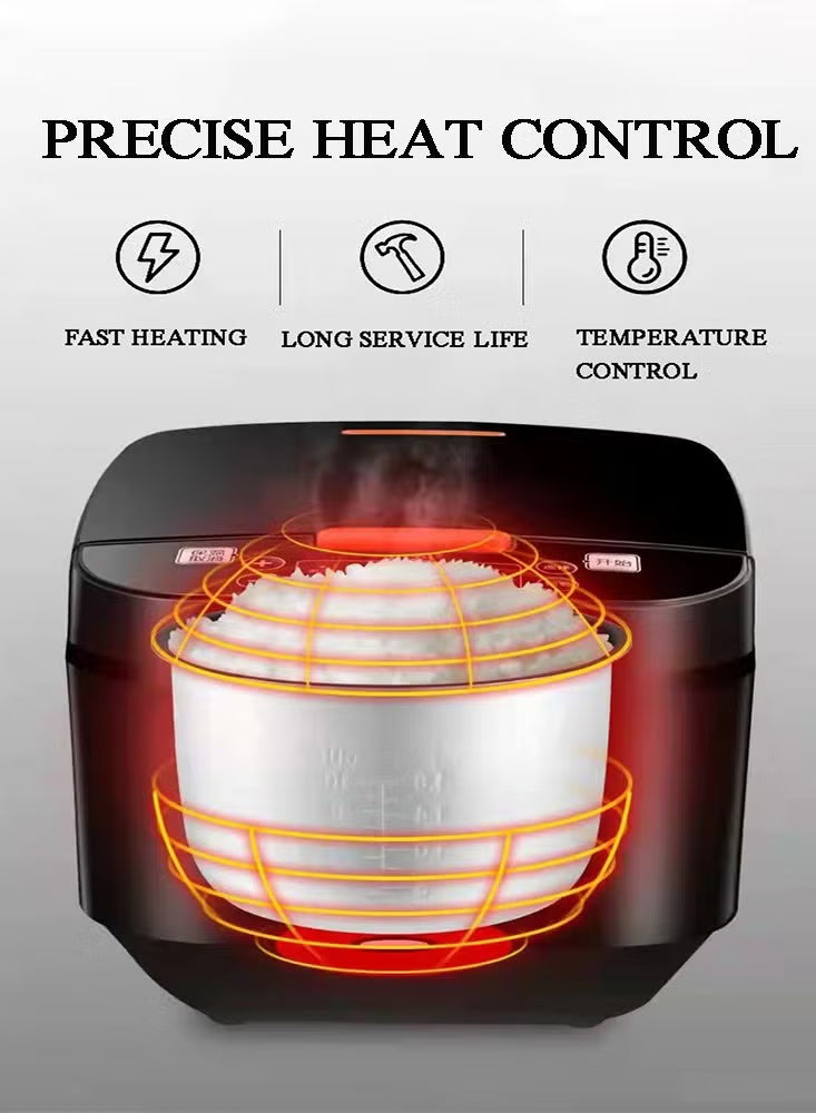 Programmable Electric Rice Cooker 5 L – Multi-Function Cooker for Perfect Rice & Meals – Image 8