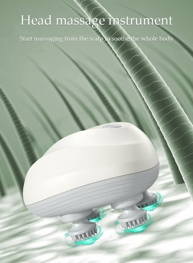 Electric Scalp Massager With 96 Kneading Nodes – Rechargeable – Image 2