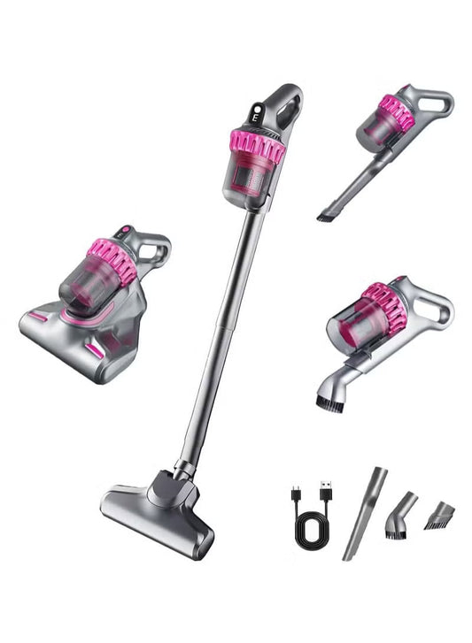 4-in-1 Cordless Vacuum Cleaner – 10, 000 Pa Suction + UV Mite Removal + HEPA Filter