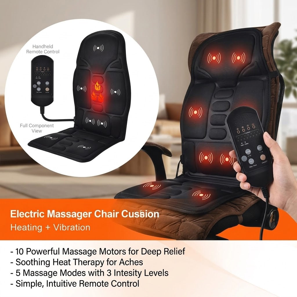 Full Body Massage Topper – Heated Comfort