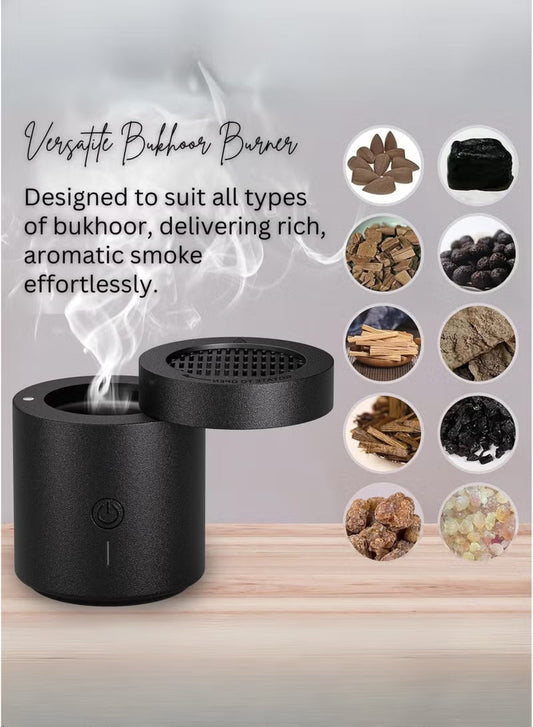Electronic Rechargeable Bakhoor Burner – Portable USB Electric Incense Burner