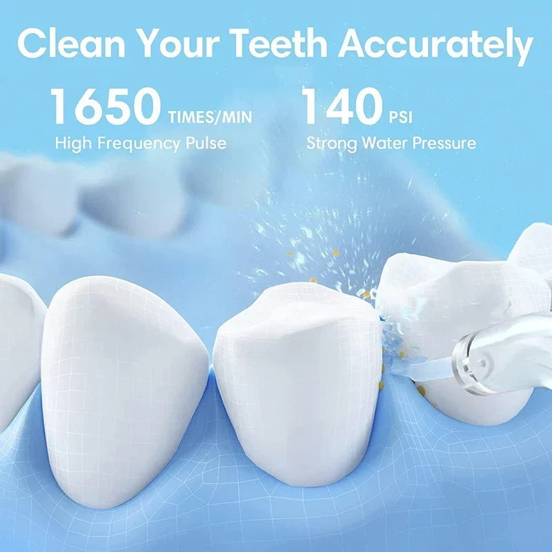 Flosmore Portable Water Flosser – Cordless Dental Cleaning – Image 3