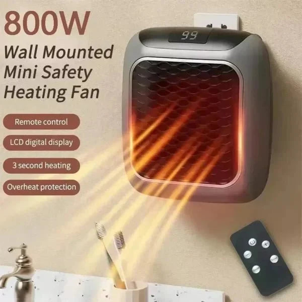 Handy Heater Turbo – Portable Wall-Outlet Ceramic Space Heater – Image 4