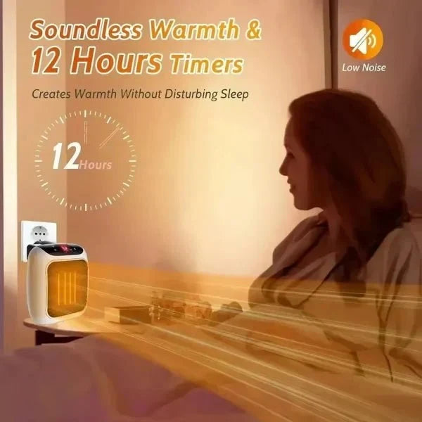 Handy Heater Turbo – Portable Wall-Outlet Ceramic Space Heater – Image 3