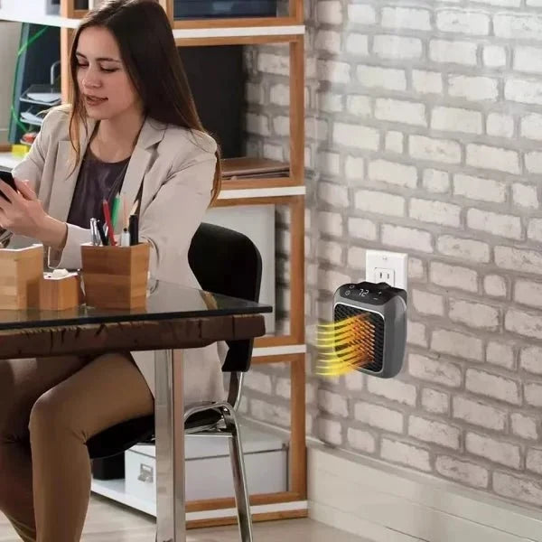 Handy Heater Turbo – Portable Wall-Outlet Ceramic Space Heater – Image 2