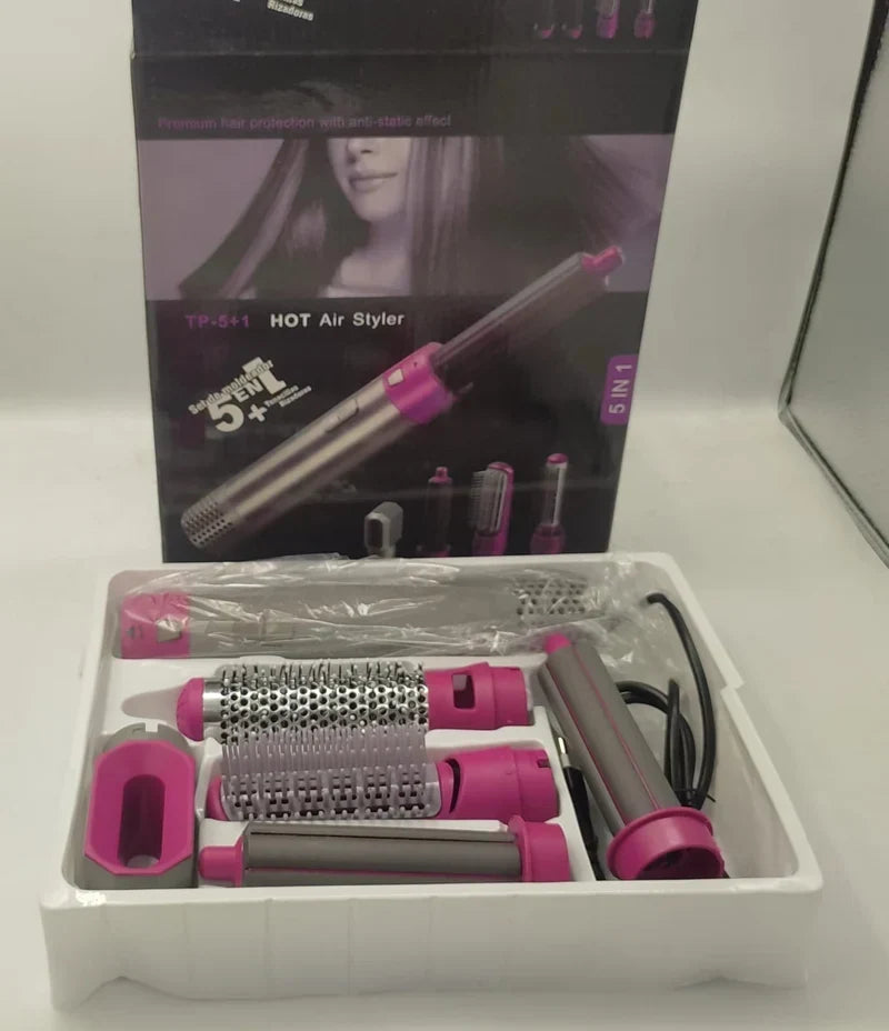 5-in-1 Hot Air Brush – Hair Dryer, Styler & Volumizer – Image 8