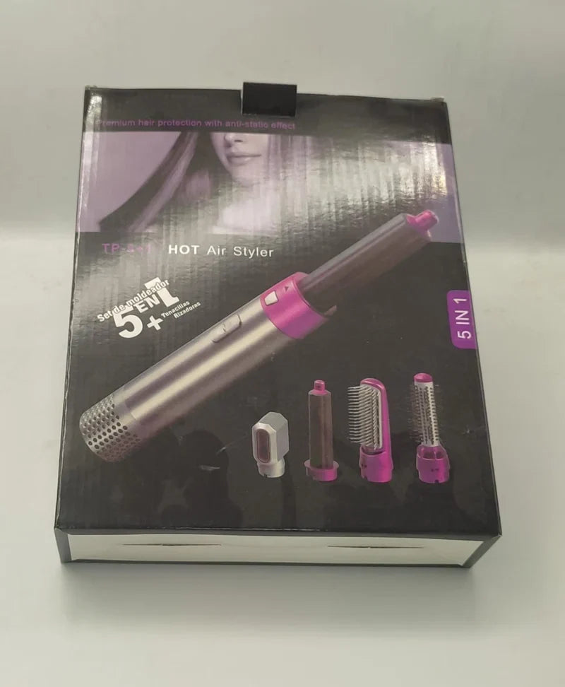 5-in-1 Hot Air Brush – Hair Dryer, Styler & Volumizer – Image 7