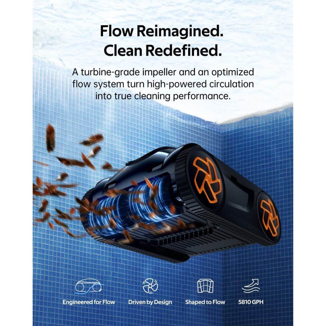 iGarden K60 Cordless Robotic Pool Cleaner – Smart Navigation & Touch Screen – Image 3