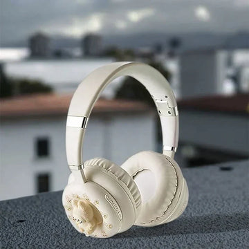 Cute Character Wireless Headphones – Bluetooth Over-Ear Headset