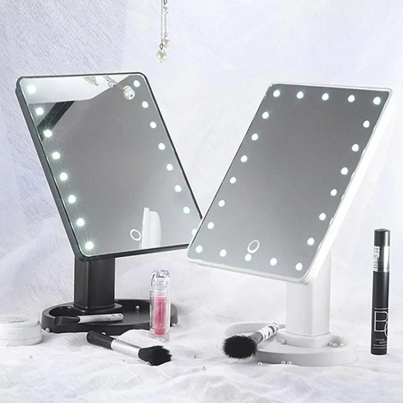 Large LED Bathroom Mirror – Wall-Mounted Smart Vanity Mirror