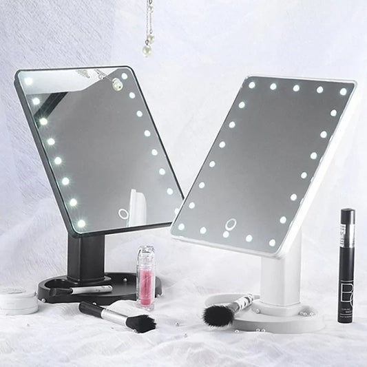 Large LED Bathroom Mirror – Wall-Mounted Smart Vanity Mirror